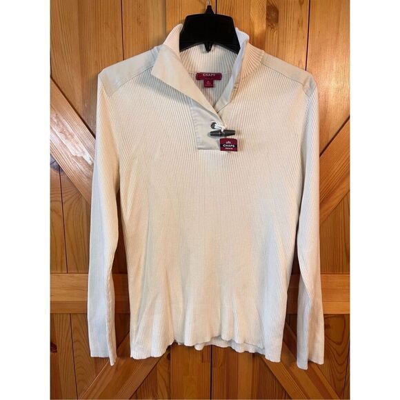 Chaps Denim long sleeve ribbed sweater size XL nwt￼(3684) - Picture 1 of 4